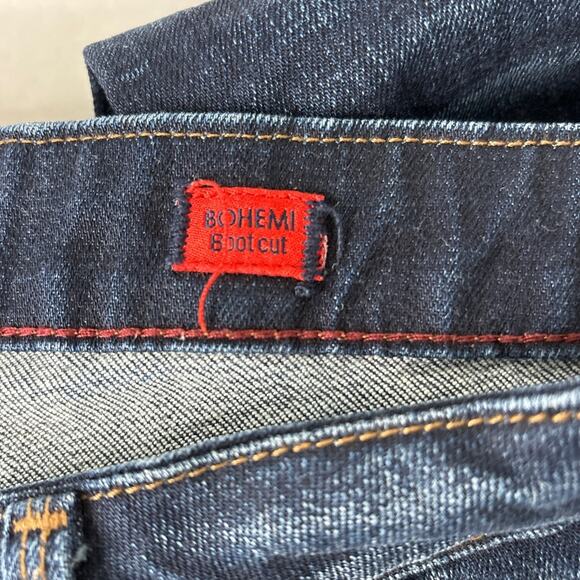 Cult of Individuality Boot Cut Jeans Womens Size 30 Dark Wash - Picture 5 of 10
